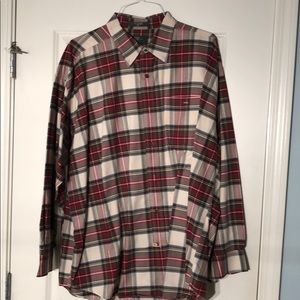 Men’s XXL cotton long sleeve Orvis Plaid Shirt